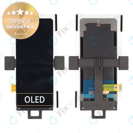 Samsung Galaxy Z Flip F700N - LCD Kijelző + Érintőüveg - GH96-13019A Genuine Service Pack