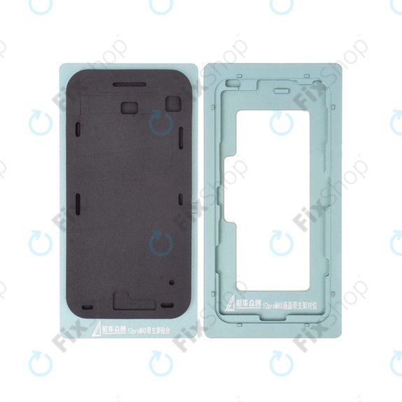 XHZC - Alignment Mold with Bezel Laminating Mat for Apple iPhone 12 Pro Max