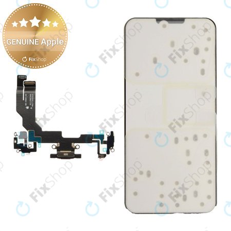Töltő Csatlakozó + Flex Kábel | iPhone 16e | Black | 923-12009 | Genuine Apple