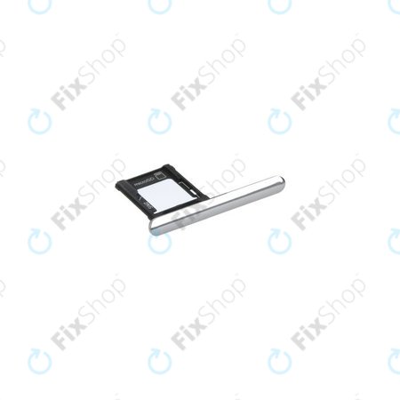 Sony Xperia XZ Premium Dual G8142 - SIM + SD Adapter (Silver) - 1307-9909 Genuine Service Pack