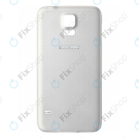 Samsung Galaxy S5 G900F - Akkumulátor Fedőlap (Shimmery White)