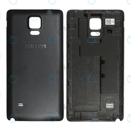 Samsung Galaxy Note 4 N910F - Akkumulátor Fedőlap (Fekete) - GH98-34209B