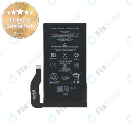 Google Pixel 7 GVU6C GQML3 - Akkumulátor GZE8U 4355mAh - G949-00338-01 Genuine Service Pack