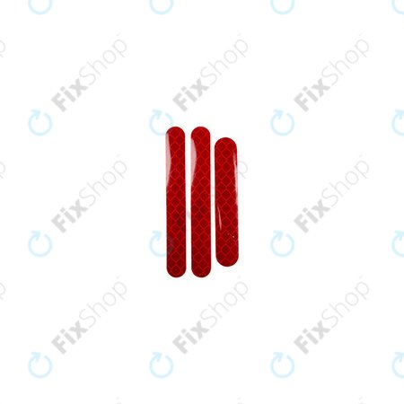 Ninebot Segway ES1, ES2, ES3, ES4 - Fényvisszaverő Csíkszett (Red) - 3db