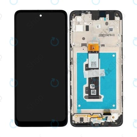 Motorola Moto E32 XT2227 - LCD Kijelző + Érintőüveg + Keret - 5D68C20684 Genuine Service Pack