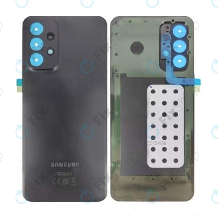 Samsung Galaxy A23 A236B - Akkumulátor Fedőlap (Awesome Black) - GH82-29489A Genuine Service Pack