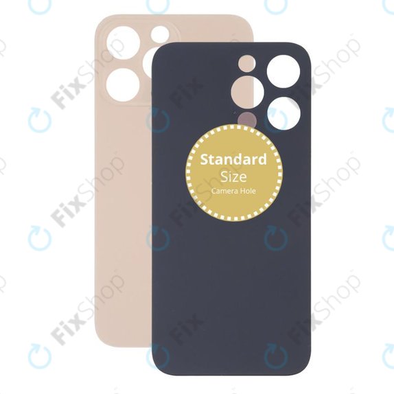 Apple iPhone 13 Pro - Hátsó Ház Üveg (Gold)