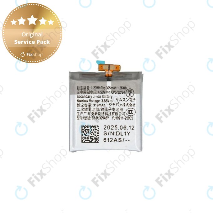 Samsung Galaxy Watch 8 L320N, L325U - Akkumulátor EB-BL325ABY 435mAh - GH43-05278A Genuine Service Pack