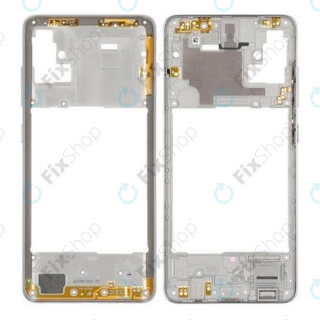 Samsung Galaxy A51 A515F - Középső Keret (Prism Crush White) - GH98-45033A Genuine Service Pack