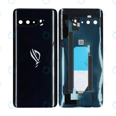 Asus ROG Phone 3 ZS661KS - Akkumulátor Fedőlap (Black Glare) - 90AI0030-R7A020 Genuine Service Pack