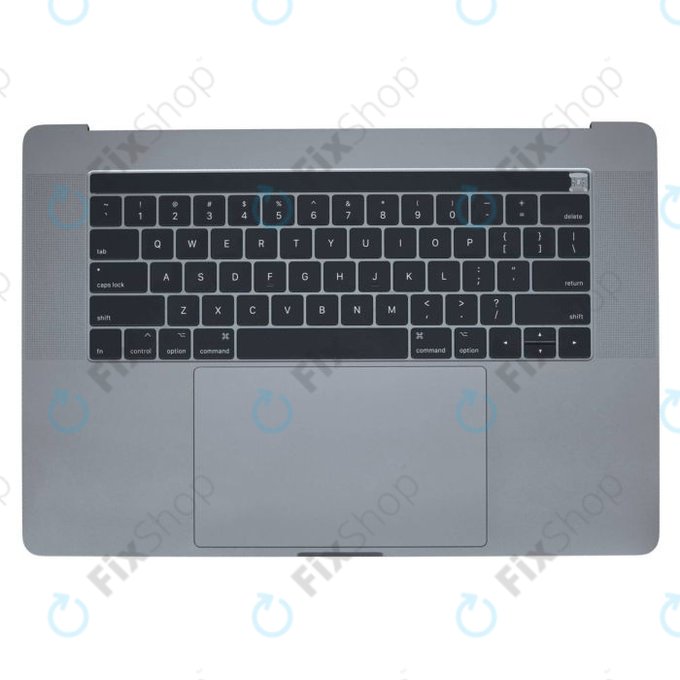 Apple MacBook Pro 15" A1707 (Late 2016 - Mid 2017) - Felső Billentyűzet Keret + Billentyűzet US + Mikrofon + Trackpad + Hangszórók