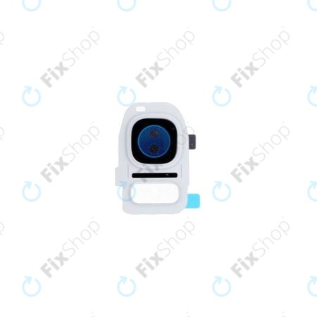 Samsung Galaxy S7 Edge G935F - Hatsó Kamera Lencse Keret (White) - GH98-39403D Genuine Service Pack