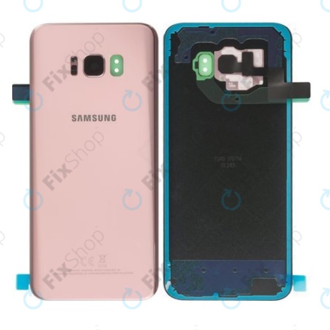 Samsung Galaxy S8 Plus G955F - Akkumulátor Fedőlap (Rose Pink) - GH82-14015E Genuine Service Pack