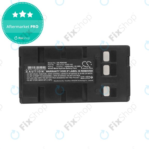 Akkumulátor Blaupunkt, Grundig, JVC, Metz, Panasonic, Philips, Siemens, 4200mAh, Ni-MH, 6V, HHR-V40, HQ