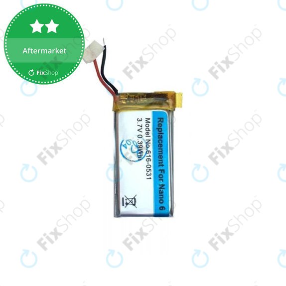 Akkumulátor iPod Nano (6th Gen), 105mAh