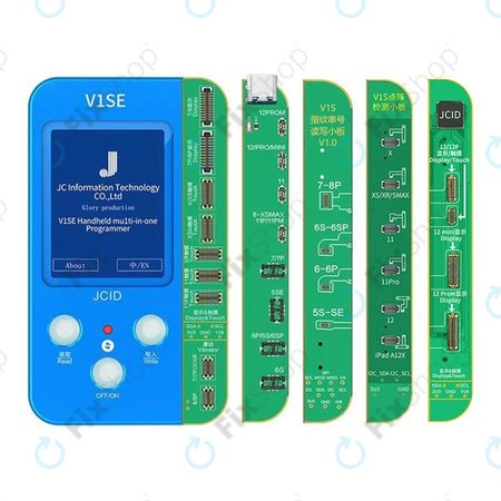 JC V1SE Programmer + LCD, Battery, Fingerprint, Face ID és 12-series Boards (iPhone 7 - 12 Pro Max)