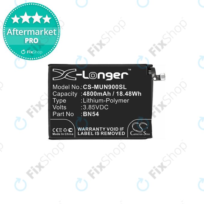 Xiaomi Redmi 9 M2004J19G, Note 9 M2003J15SC M2003J15SG - Akkumulátor BN54 4800mAh HQ