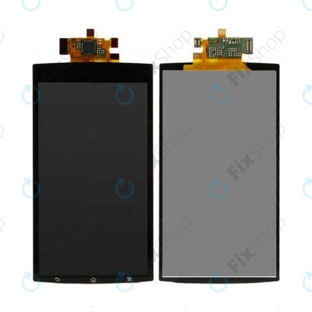 Sony Xperia Arc S LT15i LT18i - LCD Kijelző + Érintőüveg (Fekete) - 1242-9839