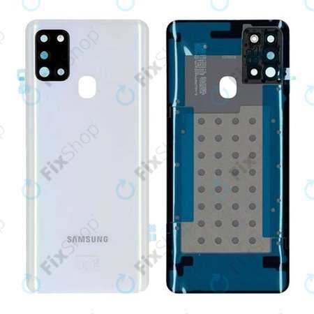 Samsung Galaxy A21s A217F - Akkumulátor Fedőlap (White) - GH82-22780B Genuine Service Pack
