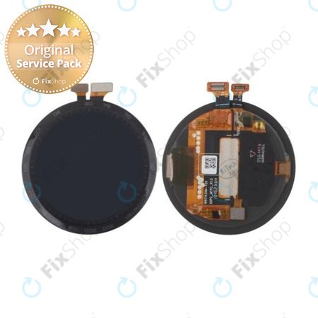 Huawei Honor Watch Magic 2 46mm - LCD Kijelző + Érintőüveg + Keret (Charcoal Black) - 02353JTR