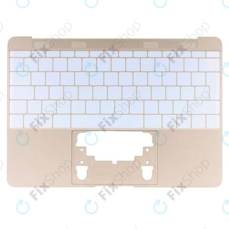 Apple MacBook 12" A1534 (Early 2015) - Felső Billentyűzet Keret UK (Gold)