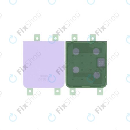 Samsung Galaxy Z Flip 4 F721B - Akkumulátor Fedőlap B/G (Bora Purple) - GH82-29654B, GH82-29298B Genuine Service Pack