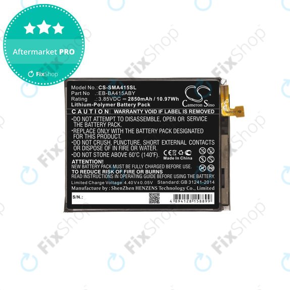 Samsung Galaxy A41 A415F - Akkumulátor EB-BA415ABY 2850mAh HQ