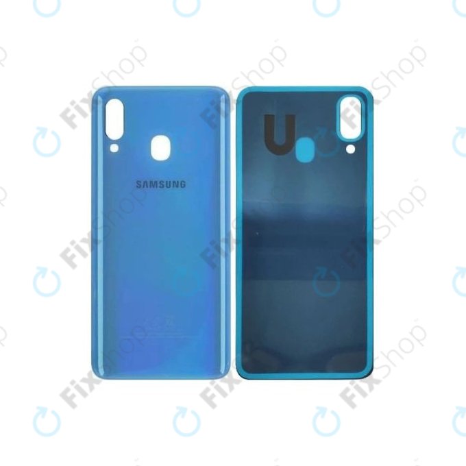 Samsung Galaxy A40 A405F - Akkumulátor Fedőlap (Blue)
