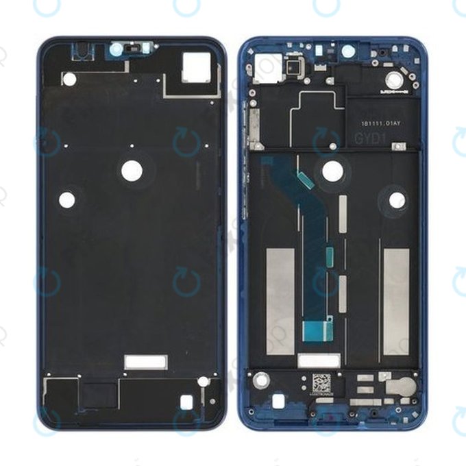 Xiaomi Mi 8 Lite - front Keret (Aurora Blue)