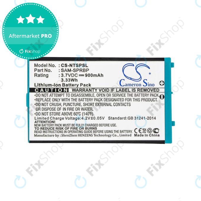 Akkumulátor Nintendo Advance SP, AGS, 900mAh, Li-Ion, 3.7V, SAM-SPRBP, HQ