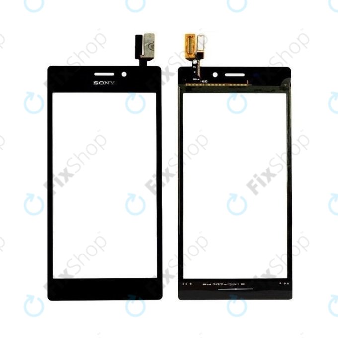 Sony Xperia M2 D2303 S50h - Érintőüveg (Fekete) - 78P7120001N-1