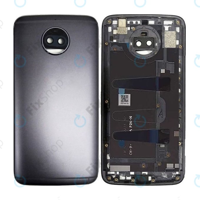 Motorola Moto G5S Plus XT1805 - Akkumulátor Fedőlap (Lunar Gray)