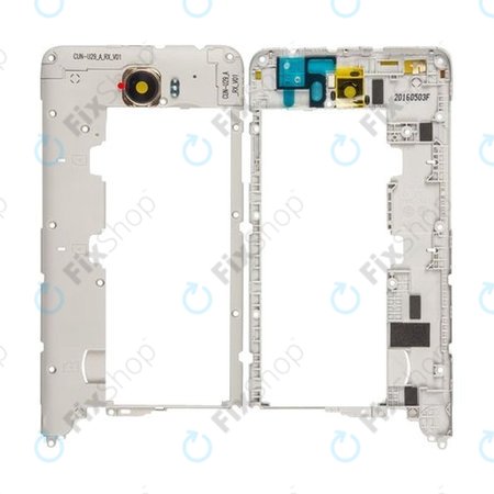 Huawei Y5II 4G CUN-L21 - Középső Keret + Kameraüveg (Arany)