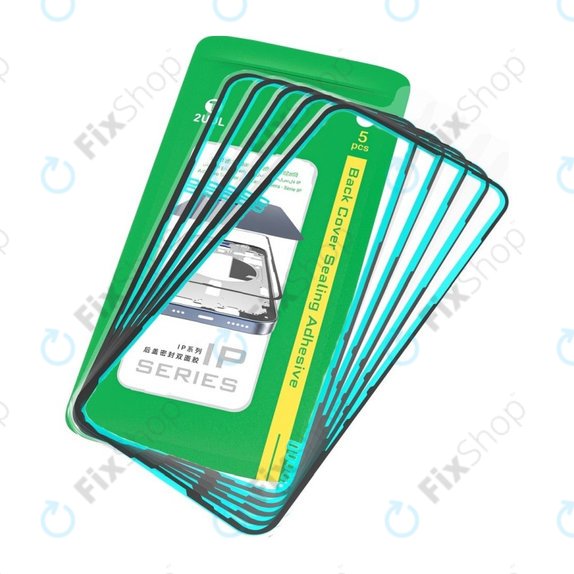 Hátlapi üveg tömítő ragasztó, iPhone 15 Plus, 2UUL BA15PS, (5db)