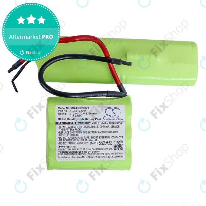 Akkumulátor AEG, Electrolux, 1300mAh, Ni-MH, 12V, 4055132304, HQ