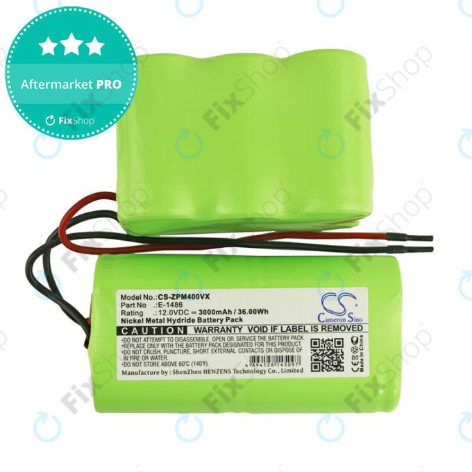 Akkumulátor Zepter PWC 400 Turbohandy, 3000mAh, Ni-MH, 12V, E-1486, HQ
