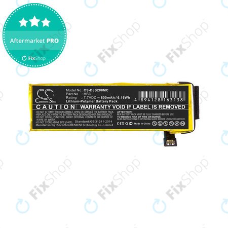 Akkumulátor DJI Osmo Pocket, Pocket 2, 800mAh, Li-Pol, 7.7V, HB3, HQ