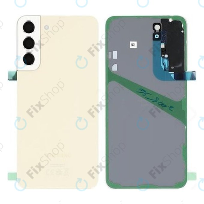 Samsung Galaxy S22 Plus S906B - Akkumulátor Fedőlap (Cream) - GH82-27444F Genuine Service Pack