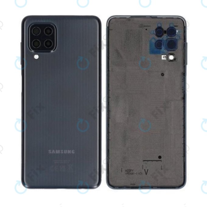 Samsung Galaxy M22 M225F - Akkumulátor Fedőlap (Black) - GH82-26674A Genuine Service Pack