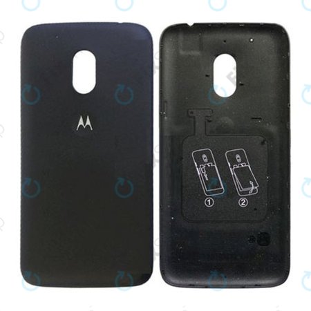Motorola Moto G4 XT1622 - Akkumulátor Fedőlap (Black)