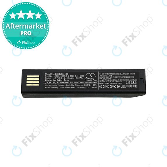 Honeywell 1202g, 1452G, 1472G, 1902GHD/GSR, 1911i, 1981i, 3820/i, 4620, 4820/i, 5620, 6320, 8675i, Xenon 3820/i, 4820/i, 5620, 6320 - Akkumulátor 100000495, S-L-0526-E, 013283 3400mAh HQ
