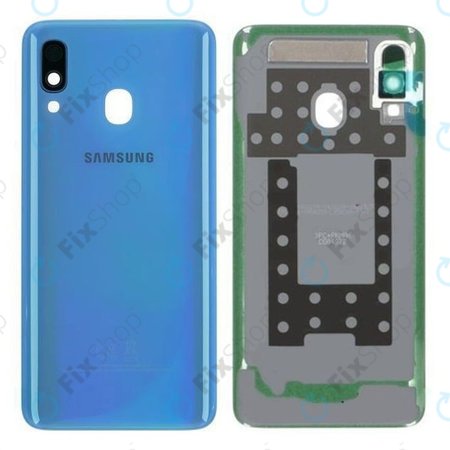Samsung Galaxy A40 A405F - Akkumulátor Fedőlap (Blue) - GH82-19406C Genuine Service Pack