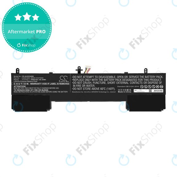 Akkumulátor Asus ZenBook 15 UX534FTC, Flip 15 UX563, 4500mAh, Li-Pol, 15.4V, C42N1839, HQ
