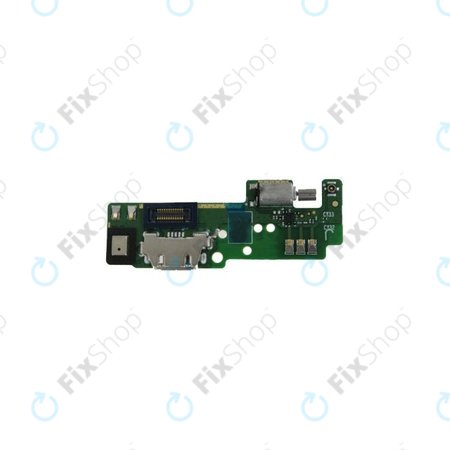 Sony Xperia E5 F3311 - Töltő Csatlakozó + Flex Kábelek + Mikrofon + Rezgőmotor - 78PA4000040 Genuine Service Pack