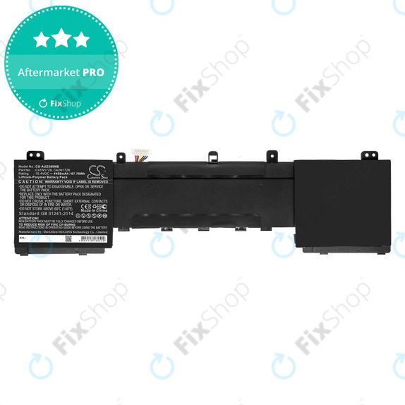 Akkumulátor Asus Zenbook Pro 15, 5500VE, UX550GD, 4400mAh, Li-Pol, 15.4V, C41N1728, HQ