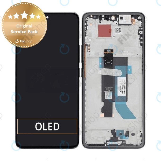 Xiaomi Poco X7 24095PCADG - LCD Kijelző + Érintőüveg + Keret (Green) - 5600020O16P00 Genuine Service Pack