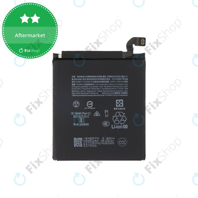 Akkumulátor Google Pixel 10, G20M7, 4970mAh