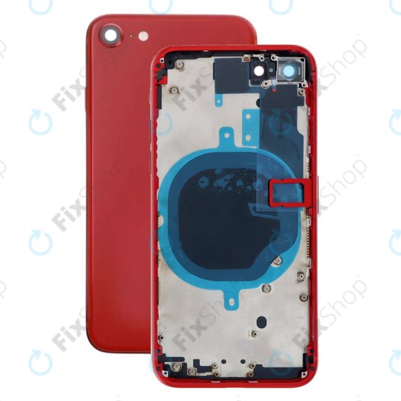 Apple iPhone SE (3rd Gen 2022) - Hátsó Ház (Red)
