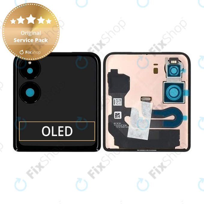 Xiaomi Mix Flip 2405CPX3DC - LCD Kijelző + Érintőüveg (Extern) (Black) - 560004000N800 Genuine Service Pack