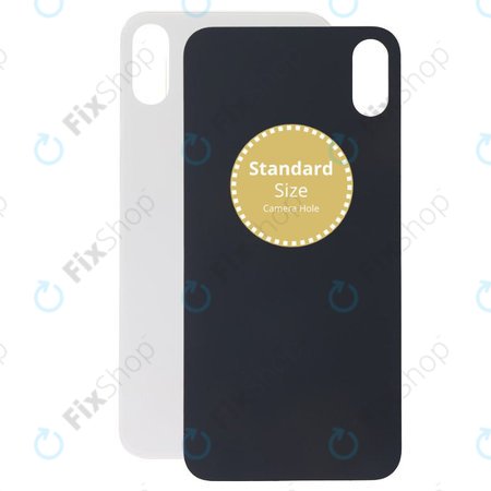 Apple iPhone XS Max - Hátsó Ház Üveg (SIlver)